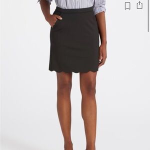 Women’s Black Scalloped Skirt - Skies Are Blue - Stitch Fix
